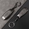 Car Sticker Ford Leather Alloy 3 Buttons Car Key Cover Case Shell Fob For Ford Fiesta Focus Mondeo Kuga Escape C-Max /Grand C-Ma