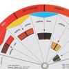 2pcs 9.3in 5.5in Diameter Color Mixing Guides Body Art Tattoo Color Blending Mixed Guide Wheel