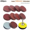 50mm Flocked Sandpaper Set, 303 Pieces (40-7000 Grit) for Metal & Wood Polishing