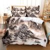 3D HD Scenic Quilt Cover Duvet Pillow Case bed Set Linen Woods Scene Forest King Queen Twin Single Double 3PCS 2PCS Home Textile