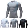 Men's Long Sleeve Swim Shirt Rash Guard Quick Dry UV Protection Surfing Beachwear for Swimming Water Sports and Outdoor Activities