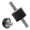 1Pcs M5 M6 Rubber Vibration Isolato Thread  Rubber Shock Crash Pad Damper Bobbin Mount  Anti Vibration Bobbin Isolator
