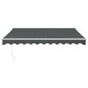 VidaXL Automatic Retractable Awning Anthracite 3.5x2.5 M 3154487