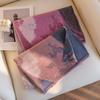 Cross Border 2025 Autumn Winter New Imitation Cashmere Tassel Shawl Fresh Sweet Rose Printed Cold Warm Scarf