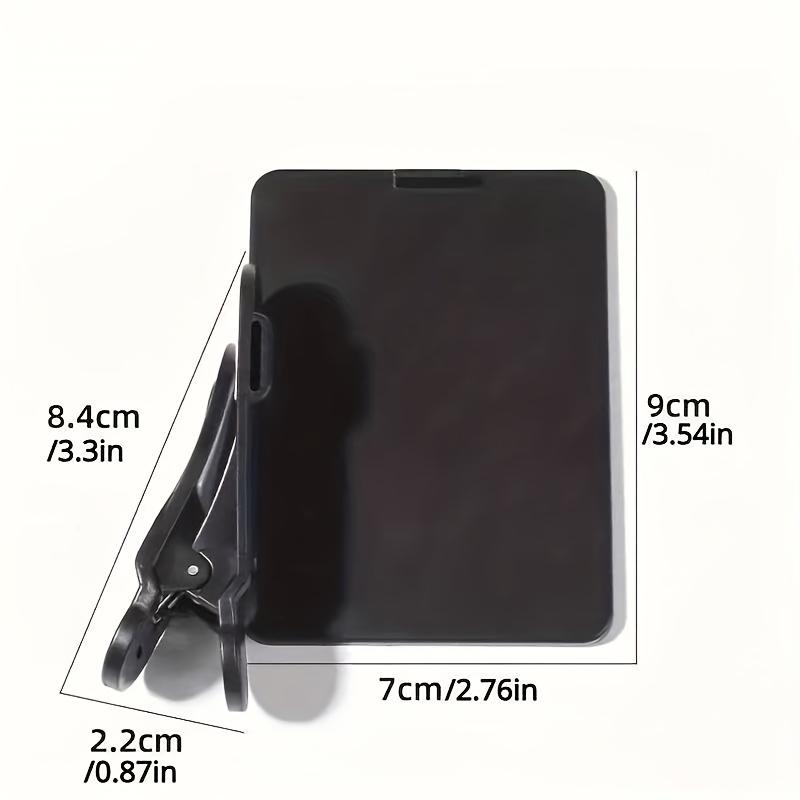 

Reflection Lens Photography Tool for iPhone/Android-Portable Mirror Attachment- Travel Photography Accessory (No Battery Needed) чорний