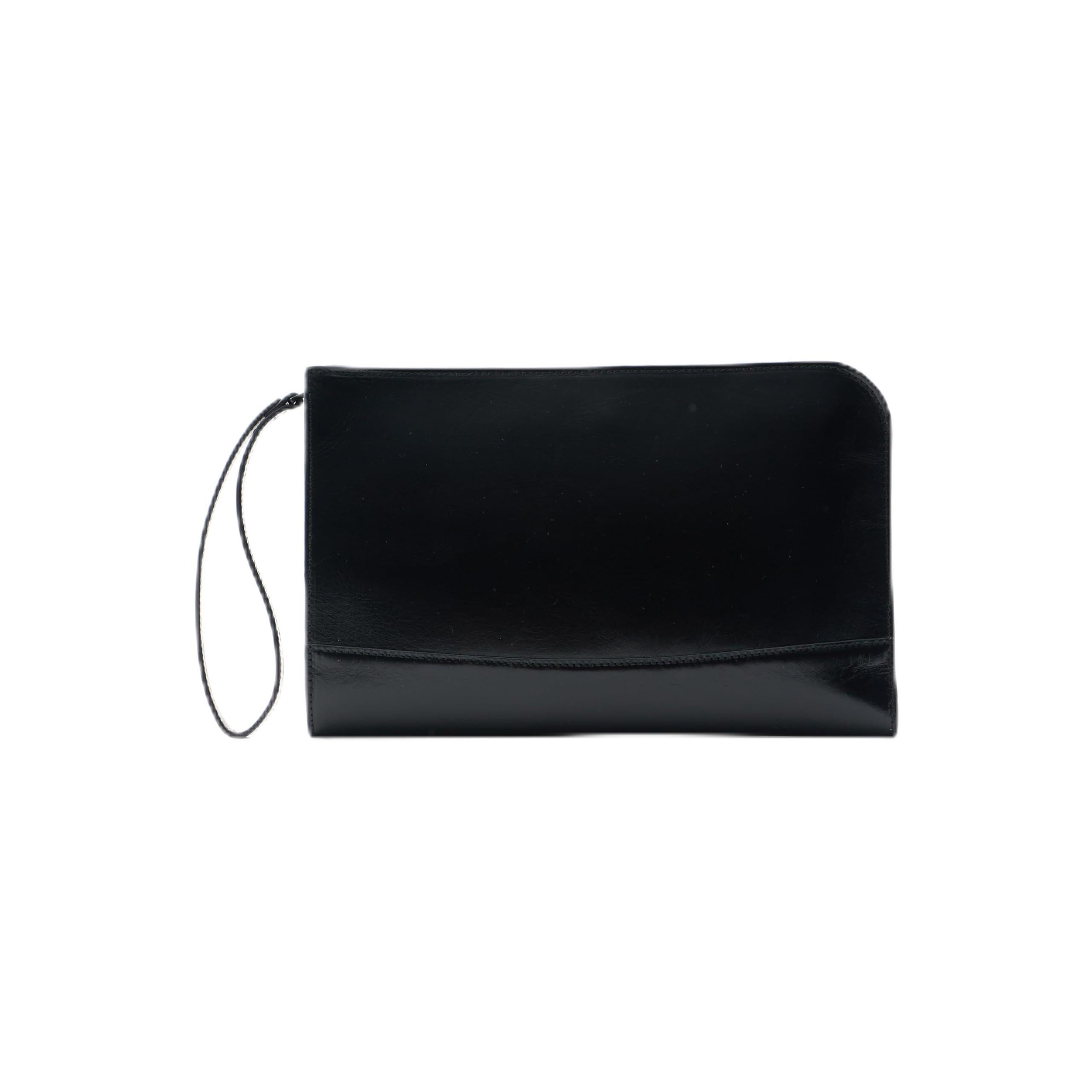 

Takeo Kikuchi Men s Smooth Black Leather Clutch Bag (G8701070) - Perfect for Weddings, Funerals, and Other Occasions. (Free Shipping)
