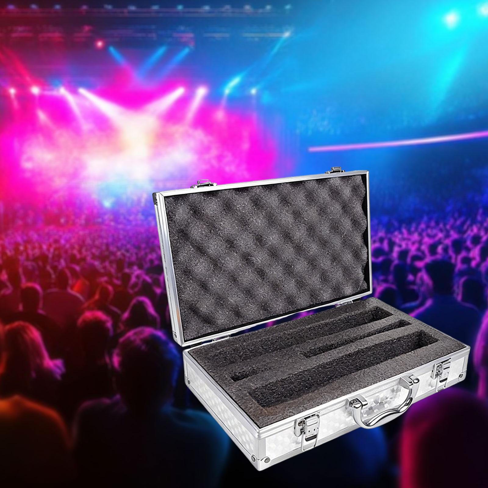 

Case, Portable, Waterproof, for Transporting Equipment with Pre-cut Foam, Box Organizer серебряный