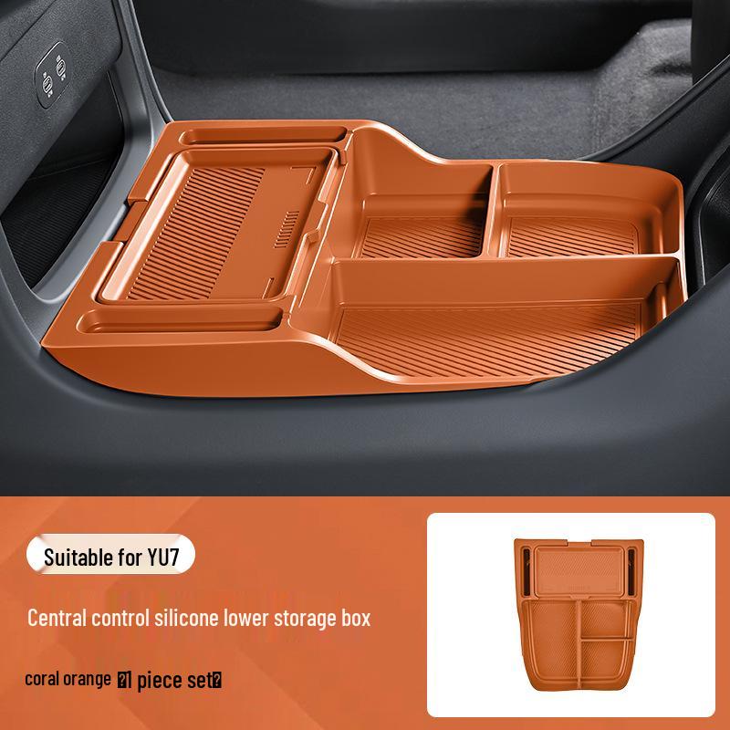 Seventh Gen Silicone Anti-Slip Storage Mat for Xiaomi YU7 Console Box