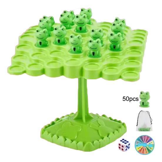 Kids Astronaut Balance Tree Toy Logic Thinking Focus Training Two-Player Frog Balance Game Toddlers Boys Girls Educational Interactive Strategic Board