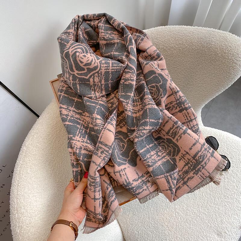 Women s Camellia Faux Cashmere Winter Scarf