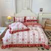 Four Seasons Universal Princess Style Four Piece Set Thickened Girl Heart Lace Bed Sheet Quilt Set Double Bedding