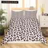Pink Leopard King Queen Duvet Cover Girly Glitter Bedding Set Cheetah Skin Pattern Quilt Cover 2/3pcs Polyester Comforter Cover