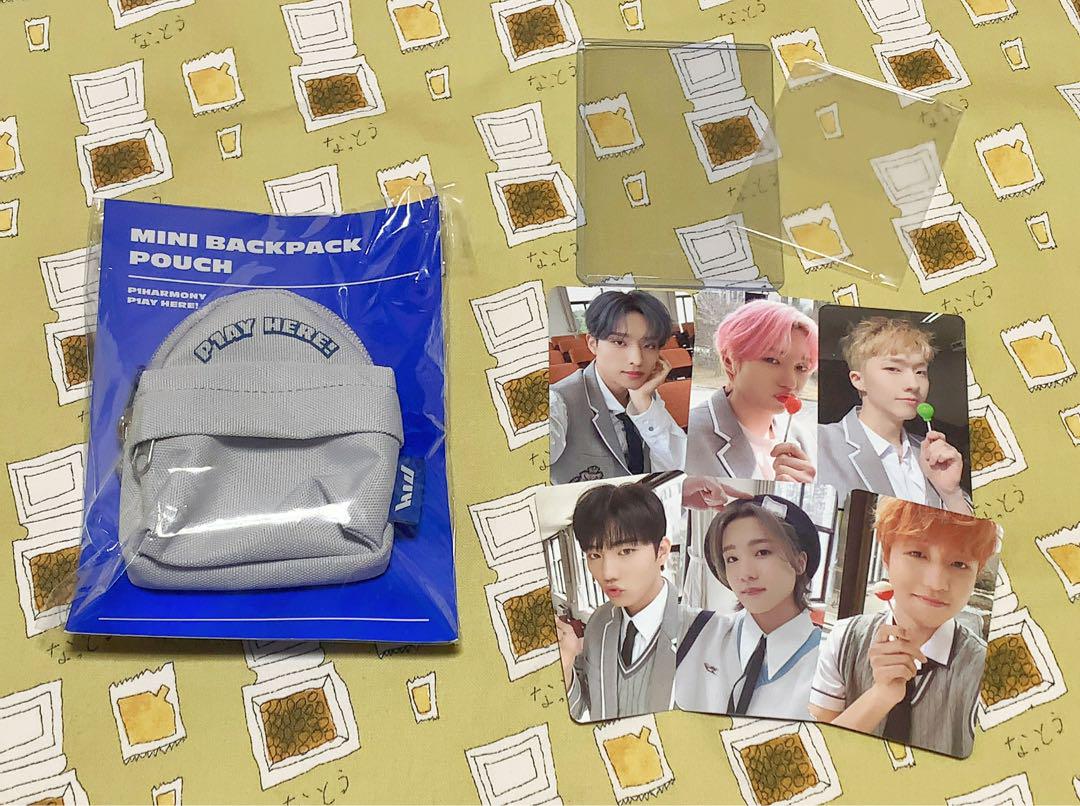 

[USED] p1harmony pouch with trading card set