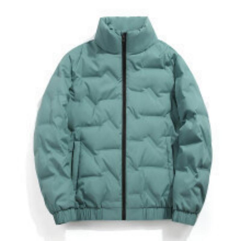 New Winter Stand Collar Down Jacket Thin White Duck Down Jacket Men's Couple's Cold-proof and Warm Casual Jacket