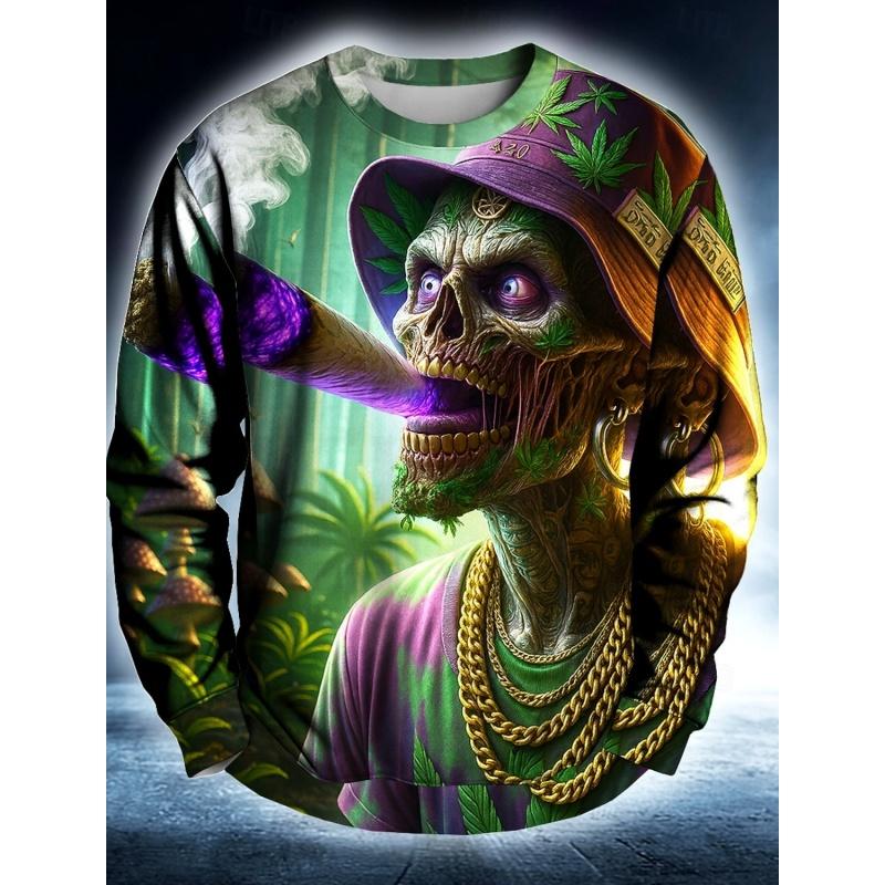 3D Printed Halloween Pumpkin Sweatshirt For Women Skeleton Dollar Pattern Pullovers Long Sleeves Autumn Casual Loose O-Neck Hoodie