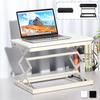 Black/White Height Adjustable Standing Desk Desktop Riser Laptop Workstation Stand Up Desk