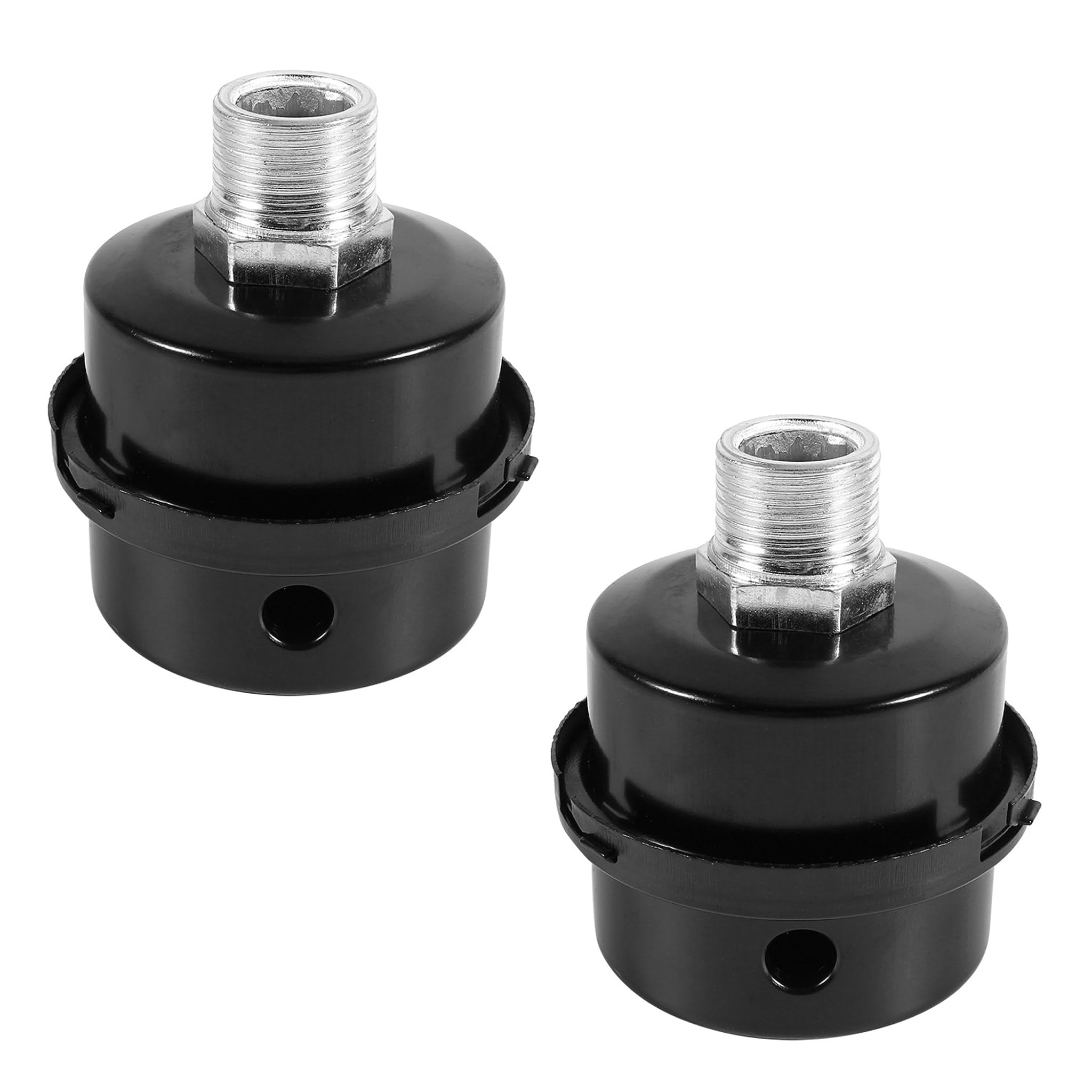 

HAMILO Air Compressor Air Filter, Oil-Free, Soundproof Silencer, 2-Piece Set
