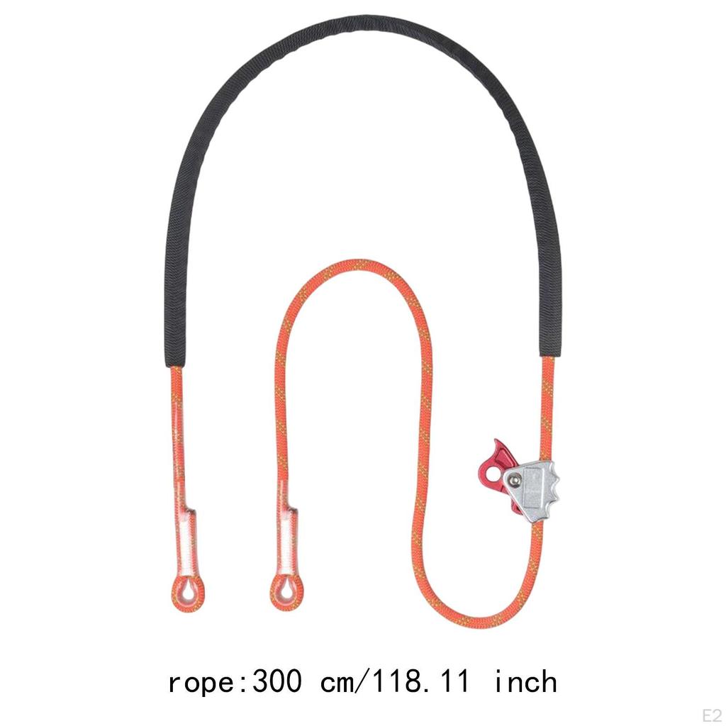 Arborist Lanyard for Positioning - Nylon Rappelling Rope Climbing Work