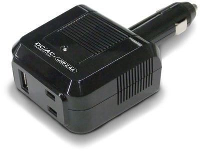 Invertor Kashimura NKD-162 DC/AC, 80 W, AC + USB 2.4 A, Convertește DC 12