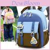 Kids School Backpack With Cartoon Pattern And Ergonomic Shoulder Straps For Kindergarten Students