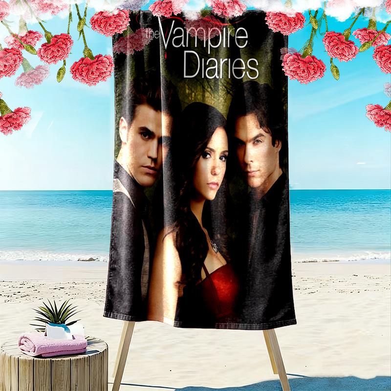 Supernatural Love Mystery Beach Towel Beach Soft Outdoor Pool Towel Seaside Swim Printing Comfort Beach Beach Towel