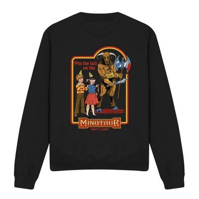 Steven Rhodes Unisex Adult Pin The Tail On The Minotaur Sweatshirt