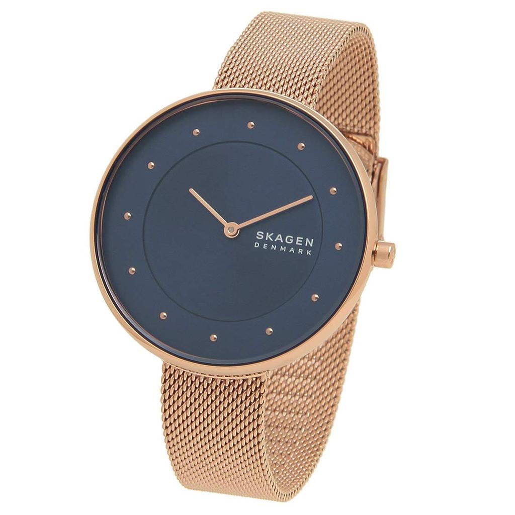 Skagen Women's Watch SKW2811 Rose Gold Navy [Parallel Import]