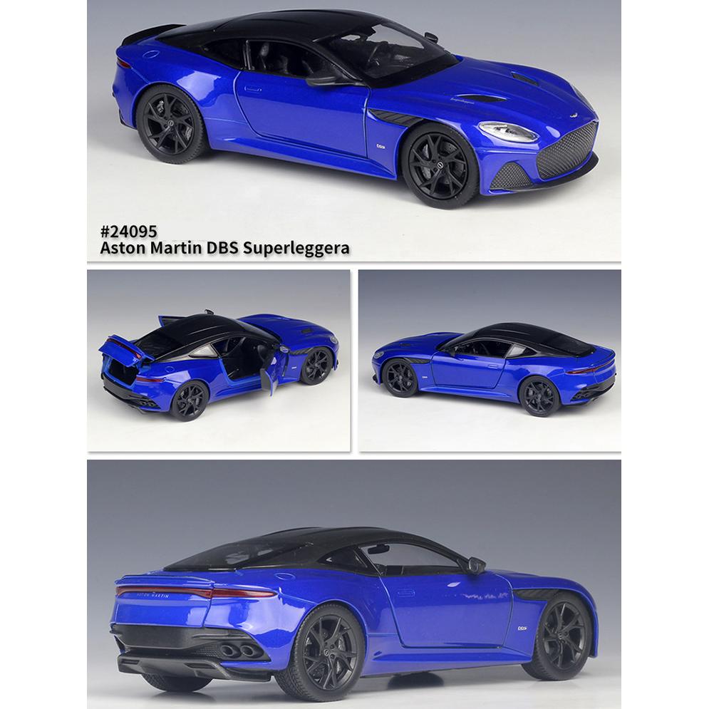 1/24 Scale WELLY Aston Martin DBS Superleggera Alloy Car Model Diecasts Metal Toy Vehicles Model Car Model High Simulation Collection Παιδικά δώρα