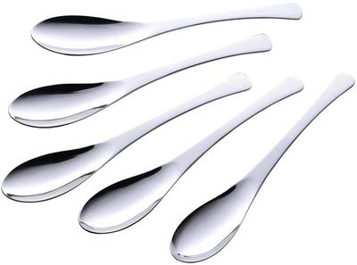 Shimomura Planning Snabba Skopskedar Set med 5 i Diskmaskinssäker Smal och Lätt att Äta Glänsande Spegelpolerad Total Längd Stekt Ris Pilaff Rostfritt Stål