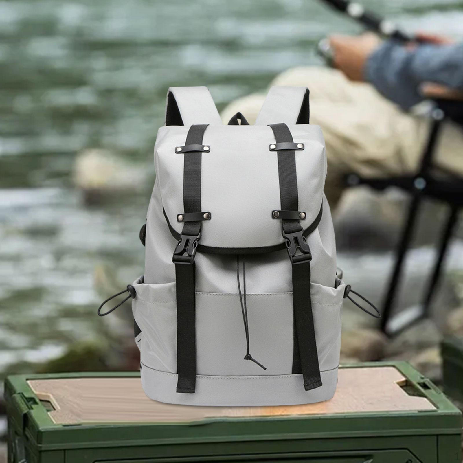 

Laptop Backpack ,Multifunctional Business Office Work Shoulder Bag серый