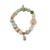 Chinese Pink Modern Ceramic Bead Bracelet With Lion Head For Travel Souvenirs