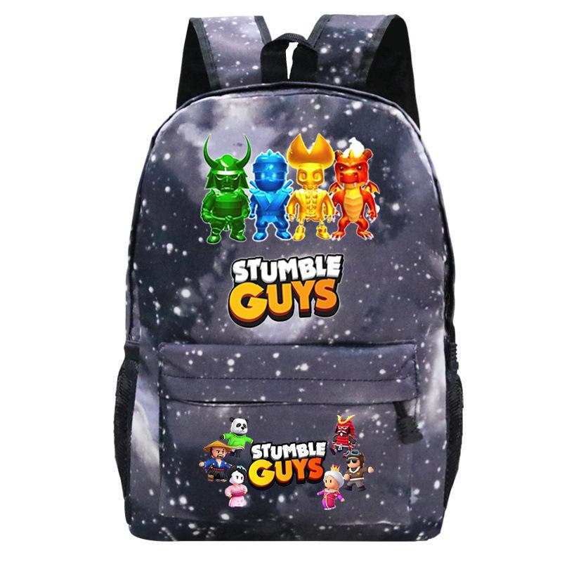 Collision Party Game Merchandise Printing Trend Student Leisure Children Double Shoulder Bag