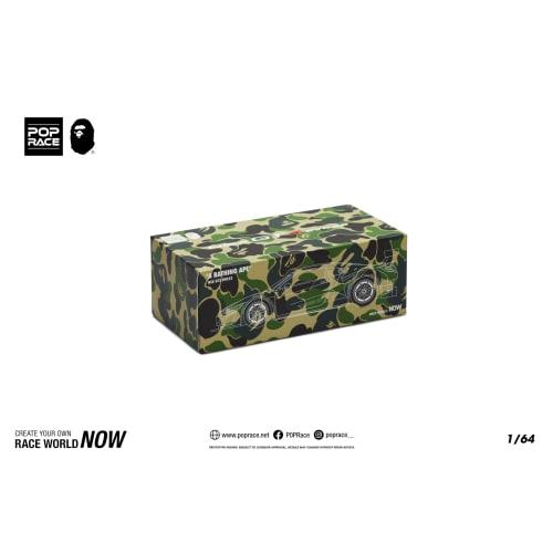 Genesis Company BAPE X POP RACE 1/64 Scale Honda NSX GT3 EVO22 KCMG BATHING APE Finished Model PR640027