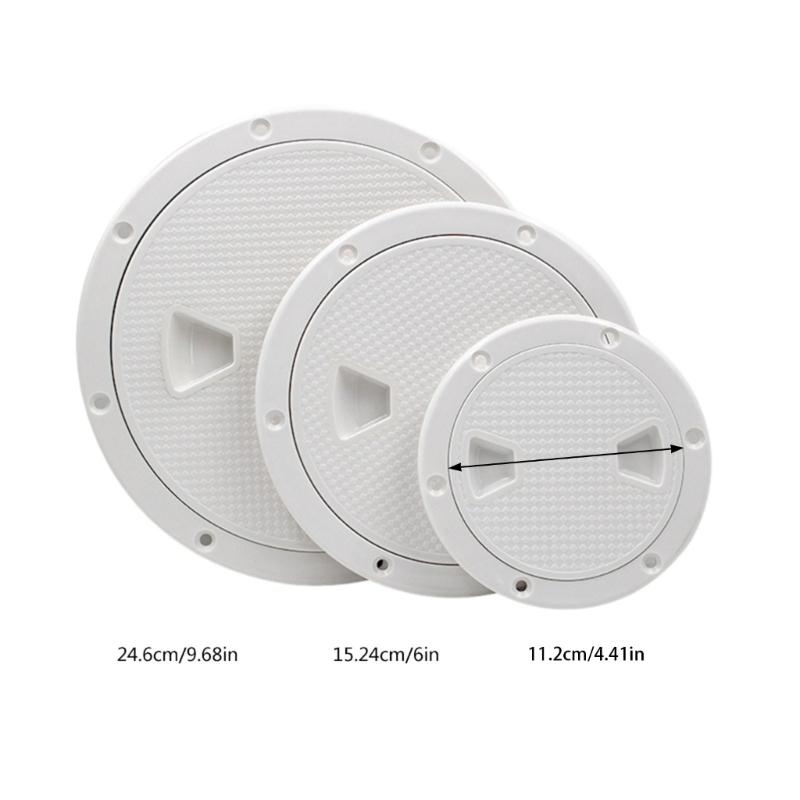 ABS Inspection Hatches Cover 4/6/8 Inch Round Deck Access Suitable for Boat Yacht
