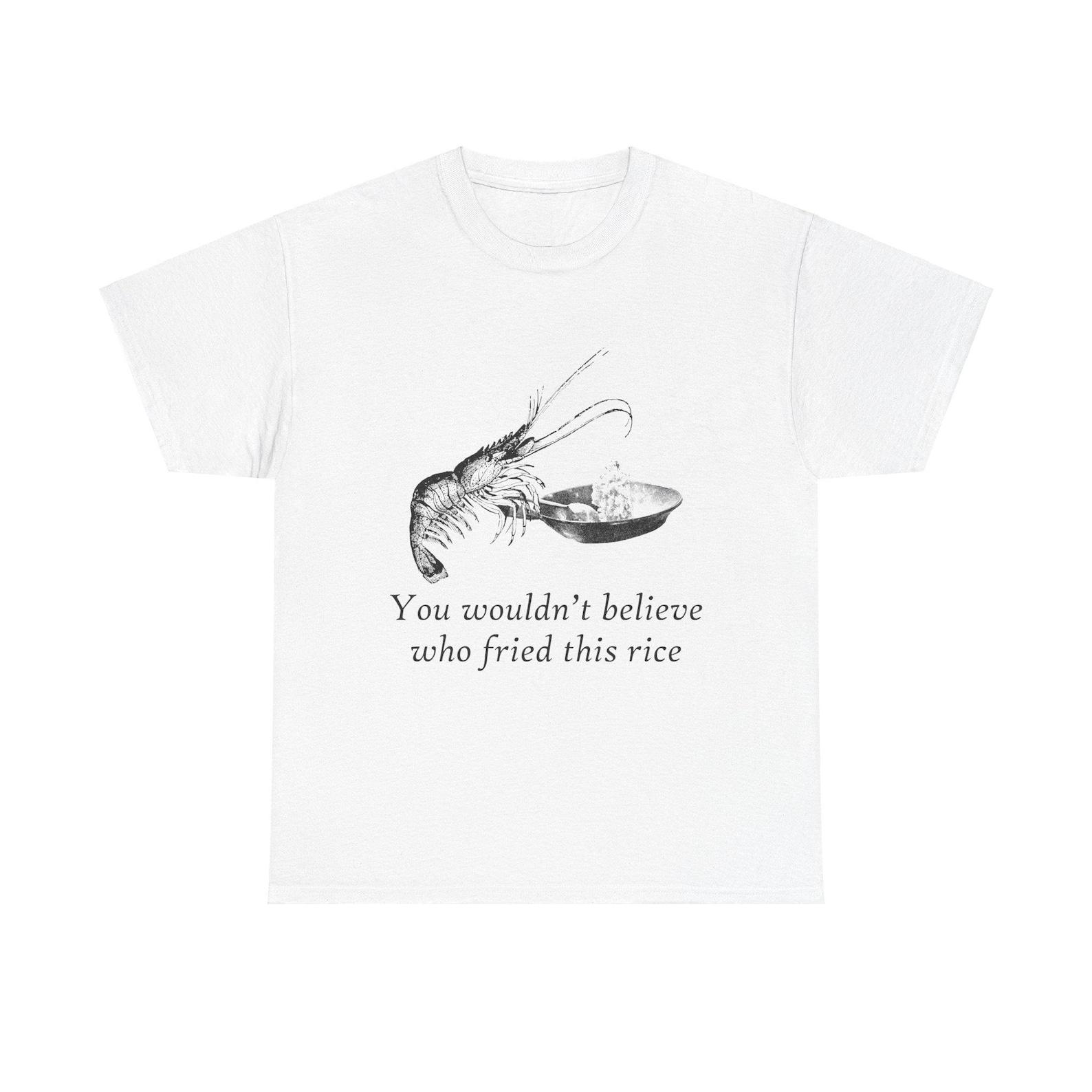 Shrimp Fried Rice Heavy Cotton Tee 2XL
