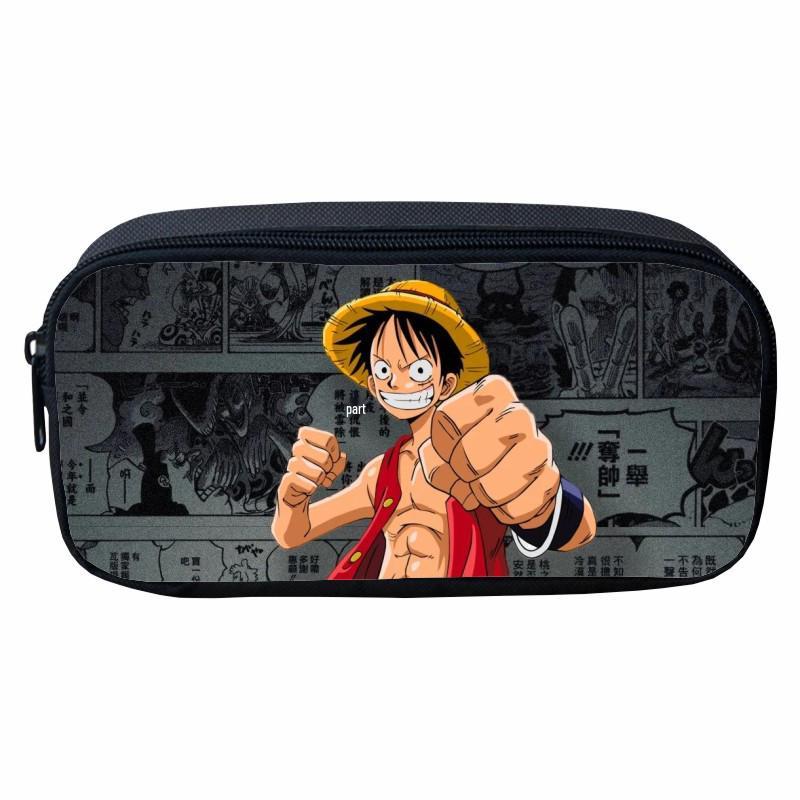 Children's Cartoon Pirate King Pencil Case - Stylish Storage for School Supplies