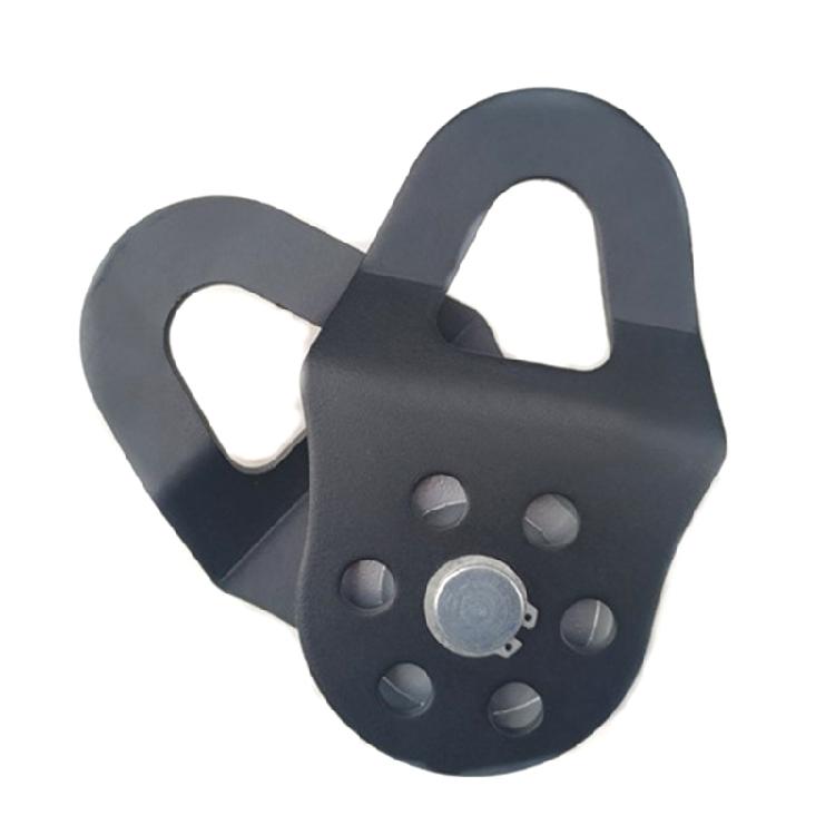 High Strength 10Ton Snatch Pulley Block Nylon Roller for 17MM Max Rope Diameter