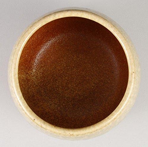 Sento Senga Pottery Iga ware rice container, glass glaze, 11-05