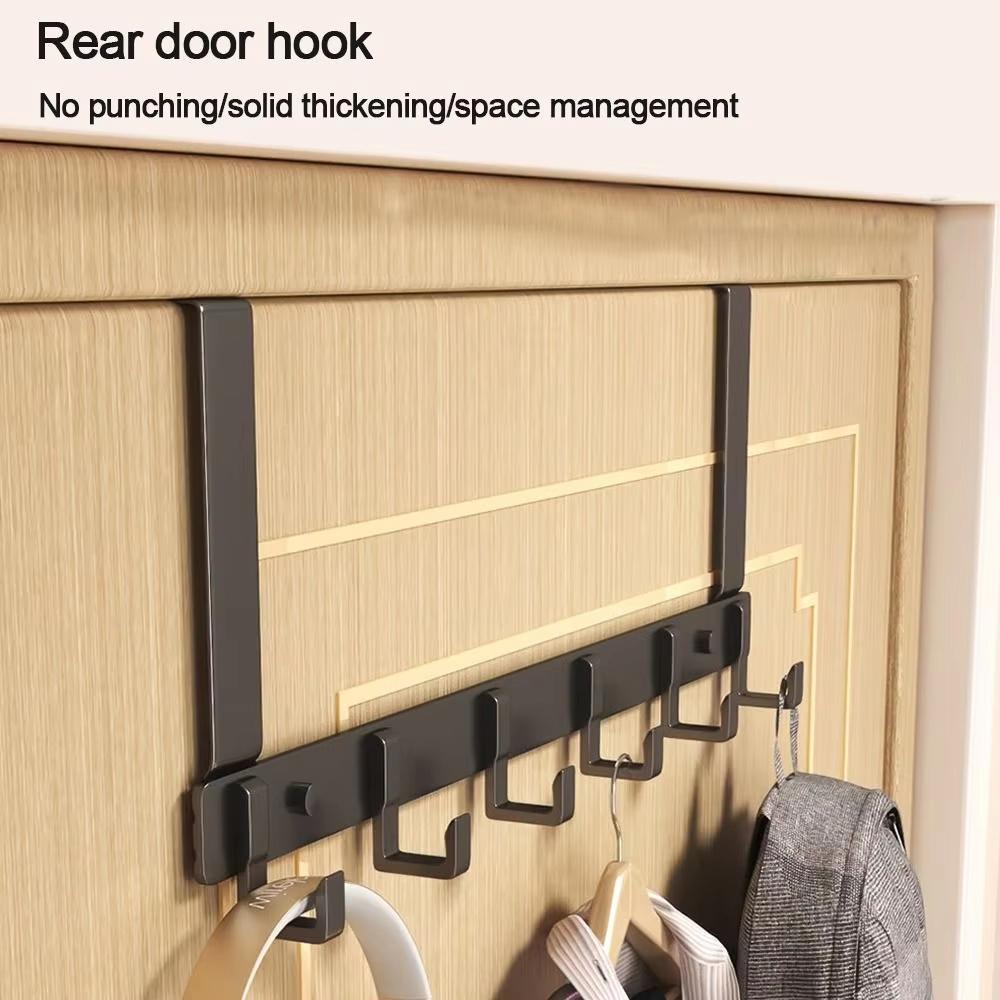 Ganci sopra la porta 6 ganci appendiabiti cappelli asciugamani appendiabiti casa bagno organizer rack cucina accessori titolare