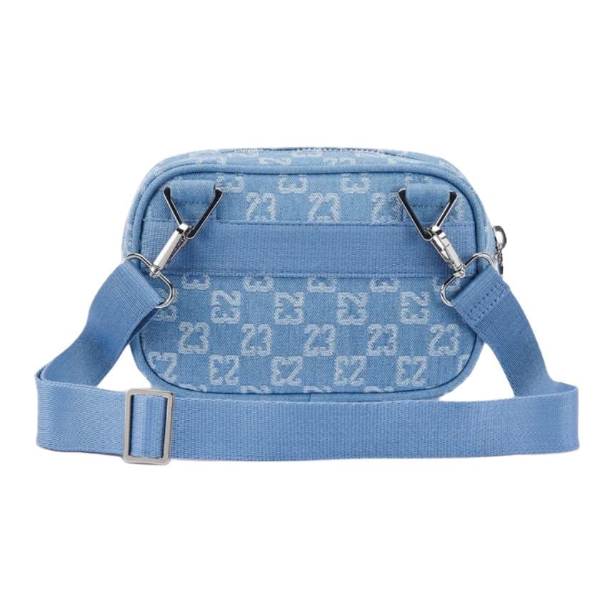 Jordan Monogram Cotton Crossbody Bag Regular Unisex Denim Blue II6453-412