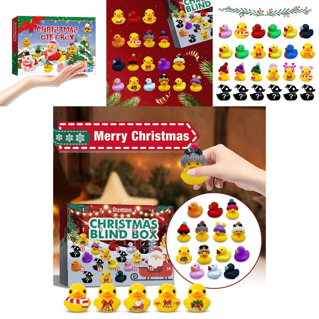 Hochwertige Gummi-Enten für den Weihnachts-Countdown