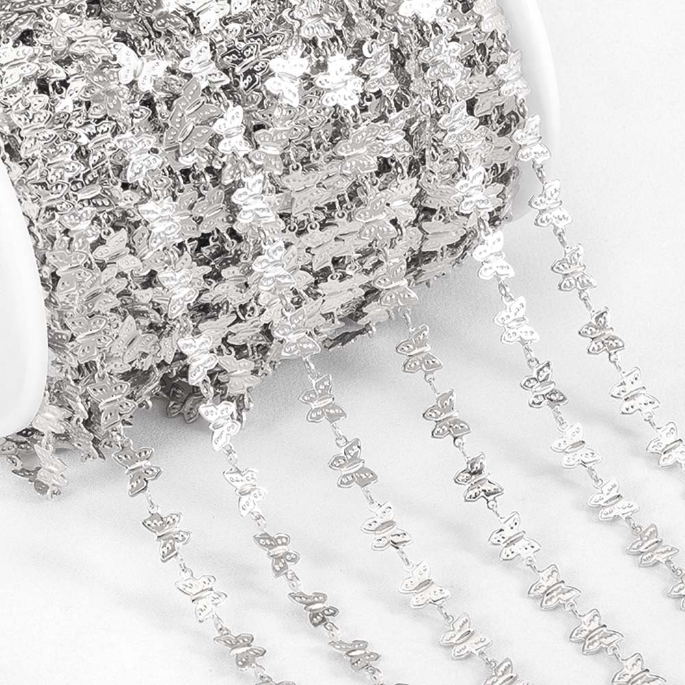 1Meter Multi Styles Stainless Steel Gold Color Silver Color Link Chain Bulk Chains DIY Necklace Jewelry Making Wholesale No Fade