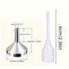 Small Metal Funnels and Straws for Perfume and Essential Oils In 2/3/5 Pieces, Which Are Convenient for Distributing and Adding Various Liquids