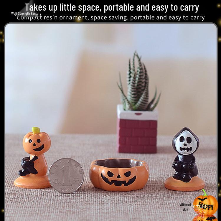 Pumpkin Lantern Halloween Decoration for Kids - Desktop Ornament & Toy