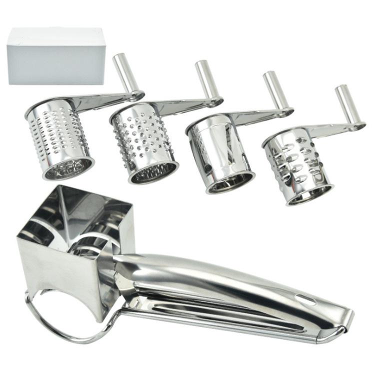 Stainless Steel Cheese Grater, Chocolate Shaver, and Vegetable Peeler