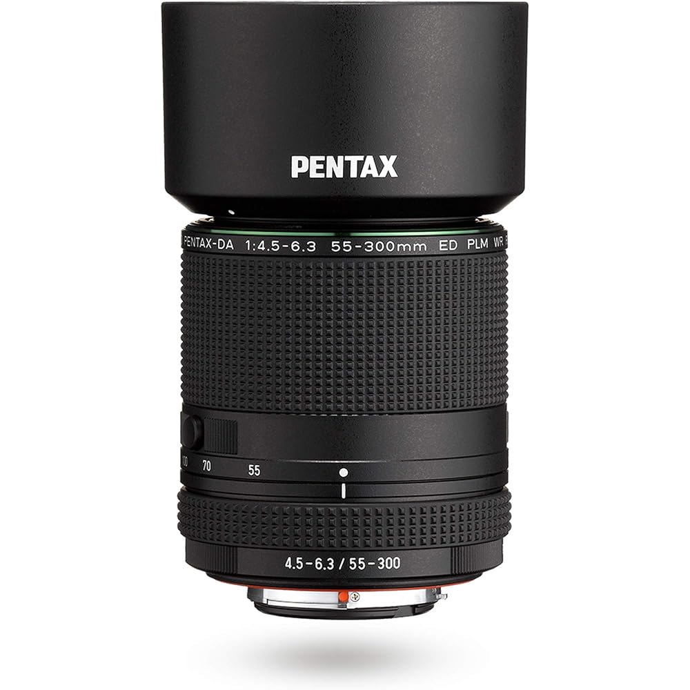 

Pentax HD PENTAX-DA 55-300mm F4.5-6.3ED PLM WR RE Telephoto Zoom Lens 21277