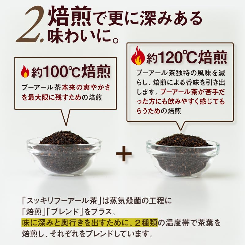 Tealife Refreshing Tea for 90 Tea Bags Pu'er Pots,