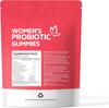 60 Women Probiotic Gummies, Probiotics for Women, Cranberry Flavour, 5 Billion CFU for Intimate and Digestive Health