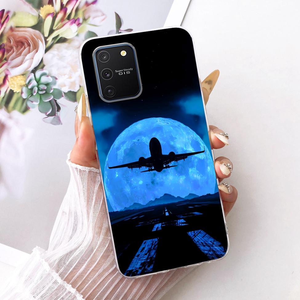 Clear For Samsung S10 Lite Case Cute Fashion Butterfly Funny Painted Casing For Samsung Galaxy S10 Lite SM-G770F SM-G770U1 Cover