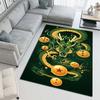 Cartoon dragon image Dragon Ball anime game rug, suitable for game rooms, bedrooms, living rooms, sofas, and other home décor;